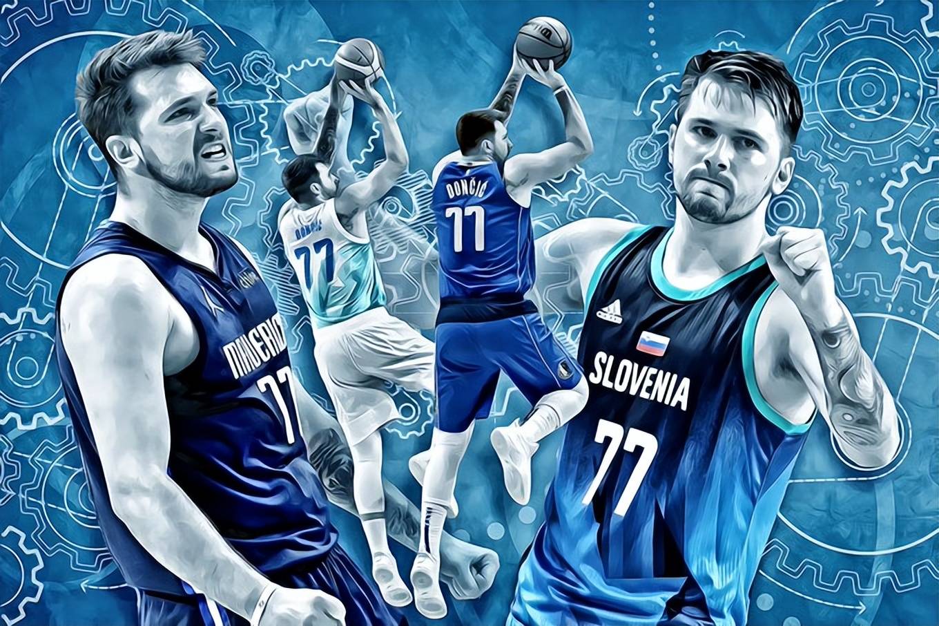  东契奇回归赛场，挺进下一轮首场状态亮眼，SKT观众沸腾！